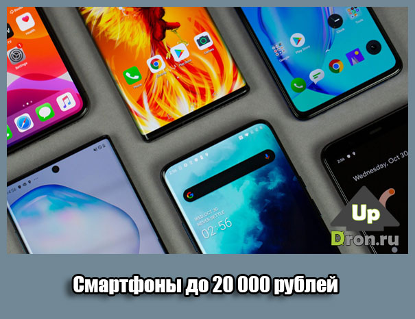Лучшие смартфоны до 20 000 рублей